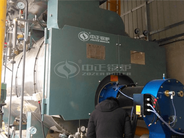 中正鍋爐在南京上峰孟墓泡沫廠的<a href=/product/gas-oil.html target=_blank class=infotextkey>燃?xì)忮仩t</a>項目